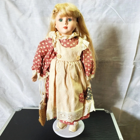 Vintage Other - VINTAGE | "Christie" Porcelain Doll sz 16"